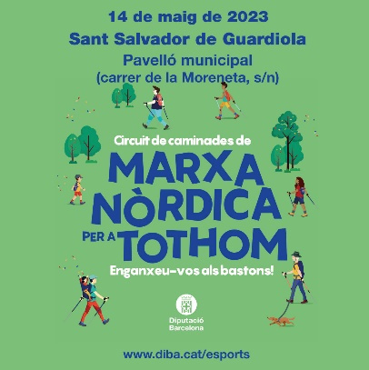 Marxa nòrdica a Sant Salvador de Guardiola