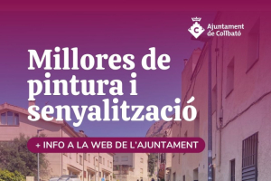 Millores de pintura i senyalització