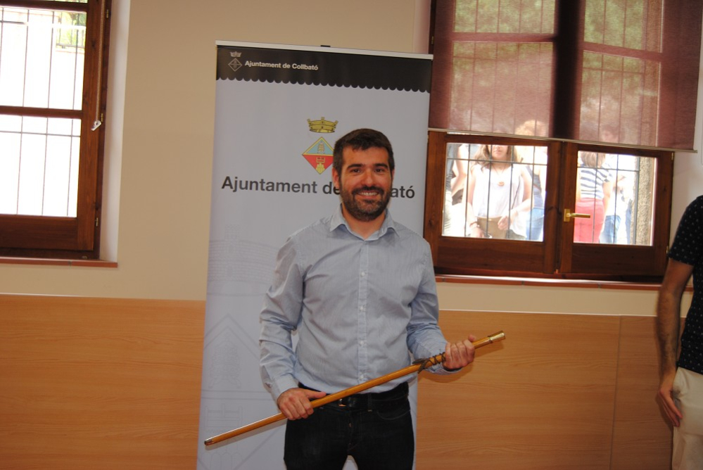 Miquel Solà prenent possessió del càrrec