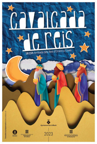 Cartell cavalcada Reis d'Orient 2023