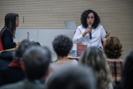 L'escriptora Najat El Hachmi, a Collbató