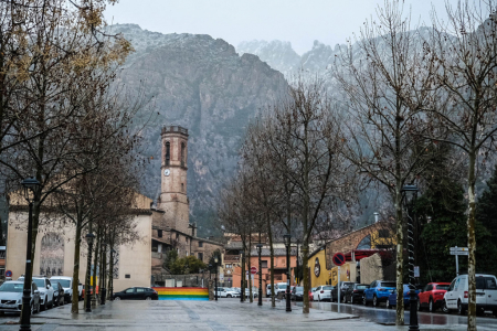 Collbató, sense afectacions importants per la neu