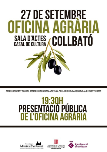 Presentació de l'Oficina Agrària a Collbató