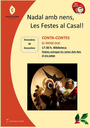 Cartell de l'activitat del patge Duc