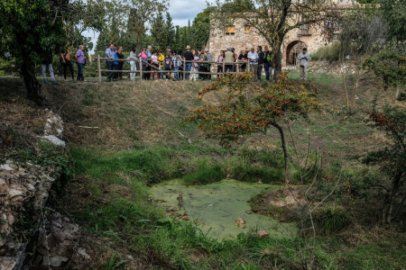 Visita al patrimoni hidràulic de Collbató