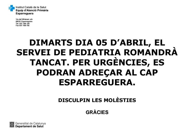 Pediatria Collbató