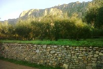 Exemple de l'ús de la pedra seca
