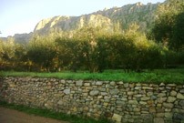 Exemple de l'ús de la pedra seca
