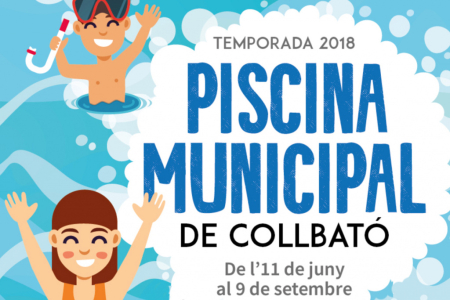 Imatge de la temporada de bany a la piscina