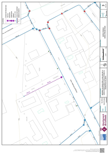 Planol actuació Carrer Pedralbes