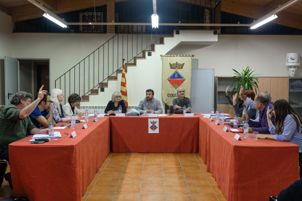 Votació en el ple extraordinari del 2 de novembre de 2016