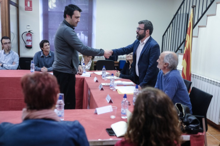 Presa de possessió d'Oriol Castells