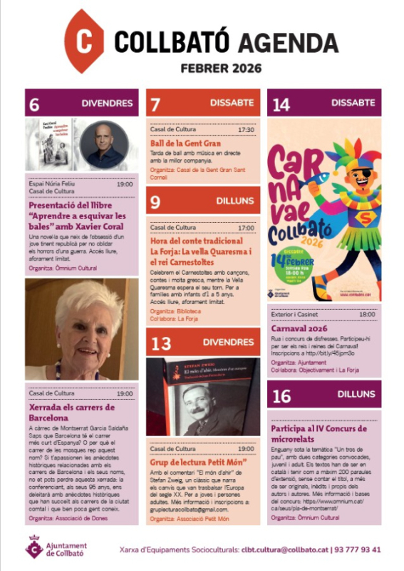 Agenda Febrer 2026