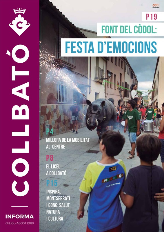 Portada Collbató Informa juliol-agost 2016