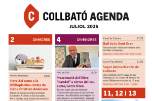Portada Agenda juliol 2025