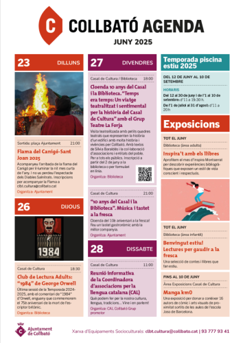Portada agenda juny 2025