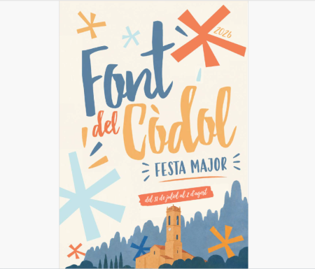 Portada programa Festa Major Font del Còdol 2026