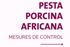 Mesures de Control pesta porcina africana