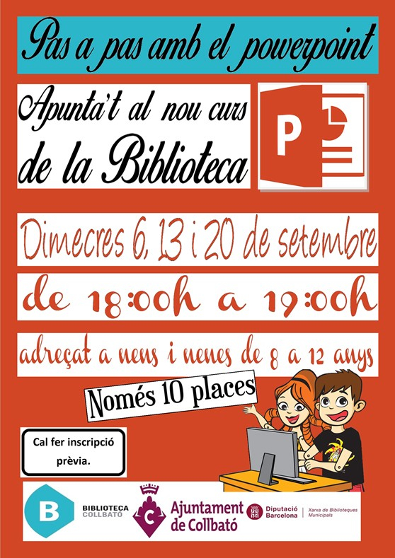 Curs de PowerPoint per a nens i nenes de 8 a 12 anys