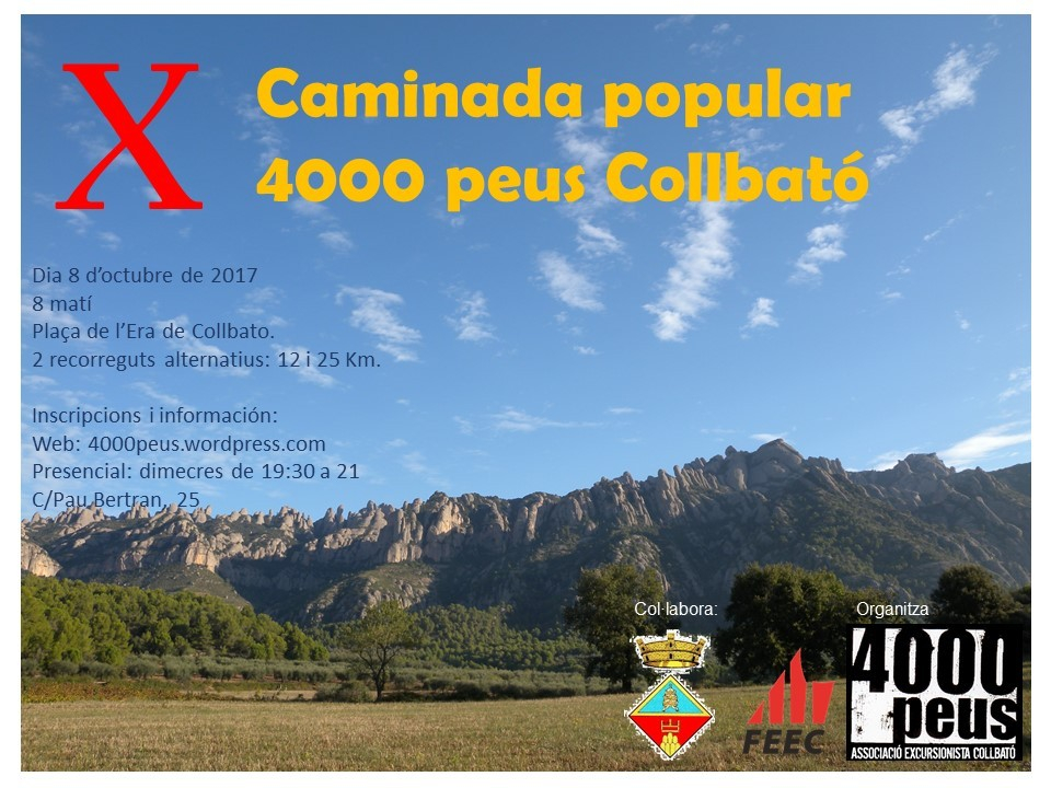X Caminada Popular 4000peus