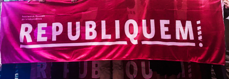 Pancarta de la campanya Republiquem