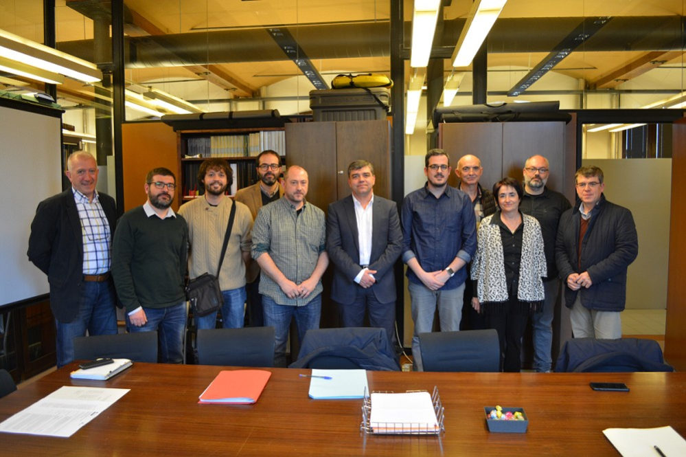 Reunió d'alcaldes del Parc Rural amb el diputat adjunt d'Espais Naturals