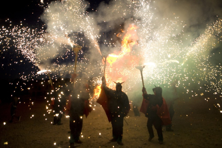 Espectacle pirotècnic de la Colla de Diables Salnitrats de Collbató
