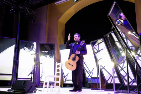 Actuació de Roger Mas al I Festival de Músiques Amadeu Vives