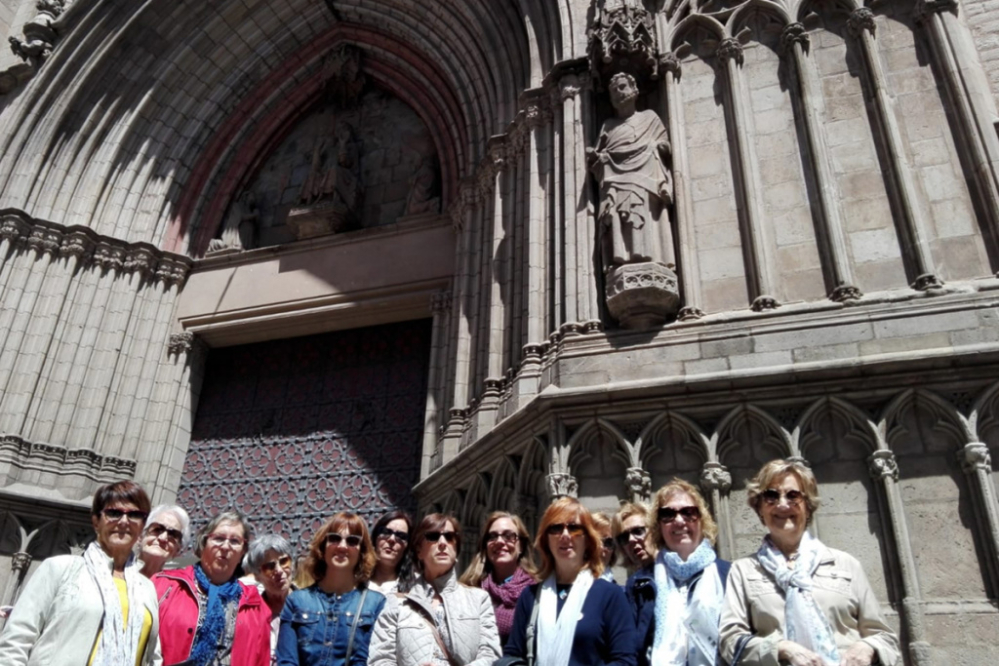 Un moment de la ruta literària