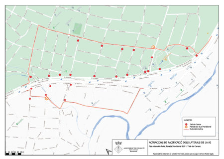 Ruta alternativa actuació 16 de febrer