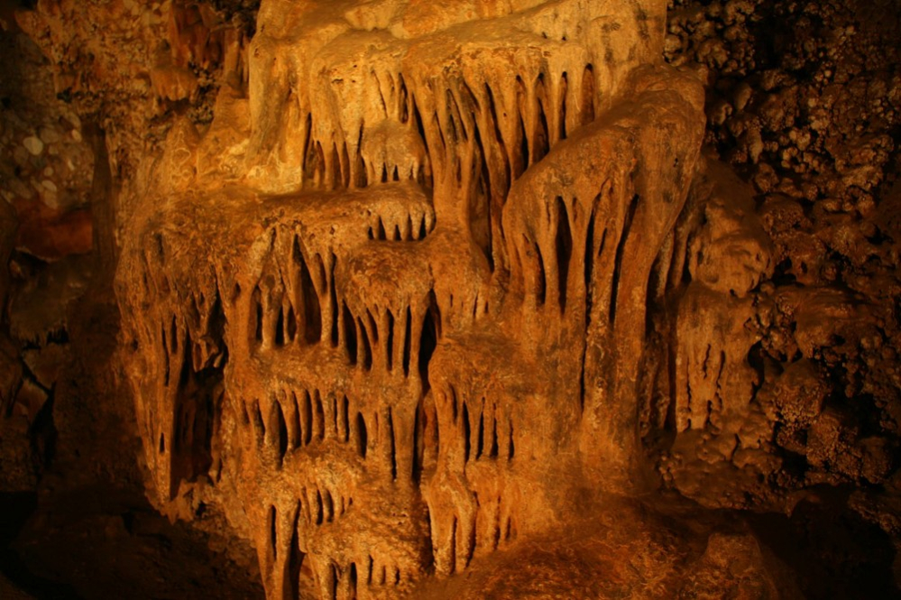 El targeter. Cova del Salnitre. Coves de Montserrat