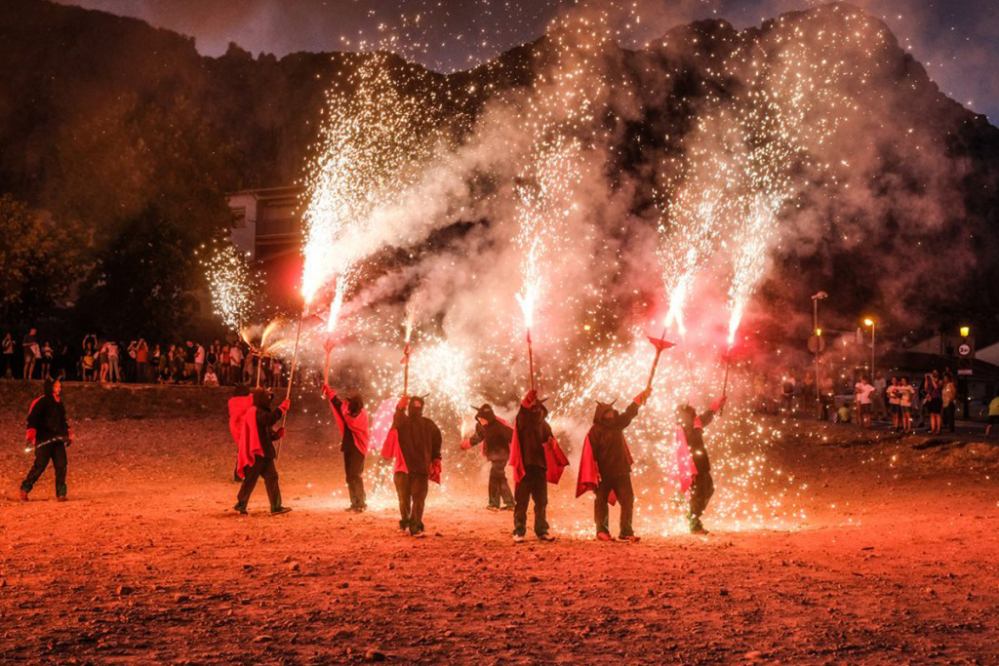 Espectacle de foc a Sant Joan