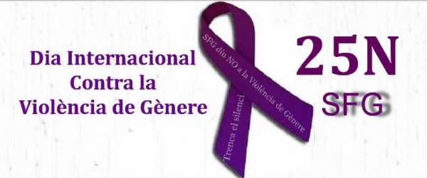 simbol no a la violència de gènere