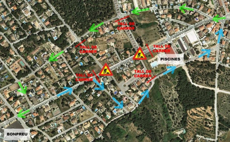 Plànol amb les afectacions