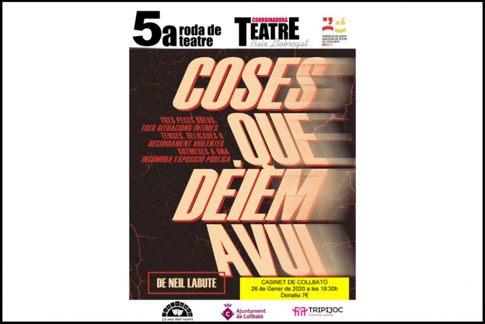 Cartell de l'obra de teatre