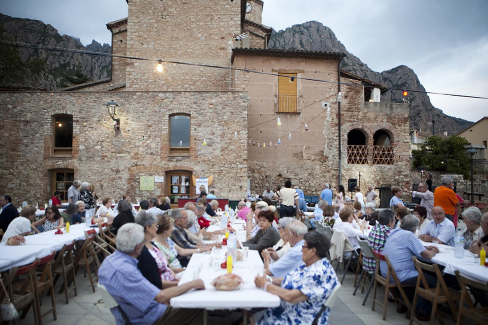 El Sopar de les Teulades, a la plaça de l'Era