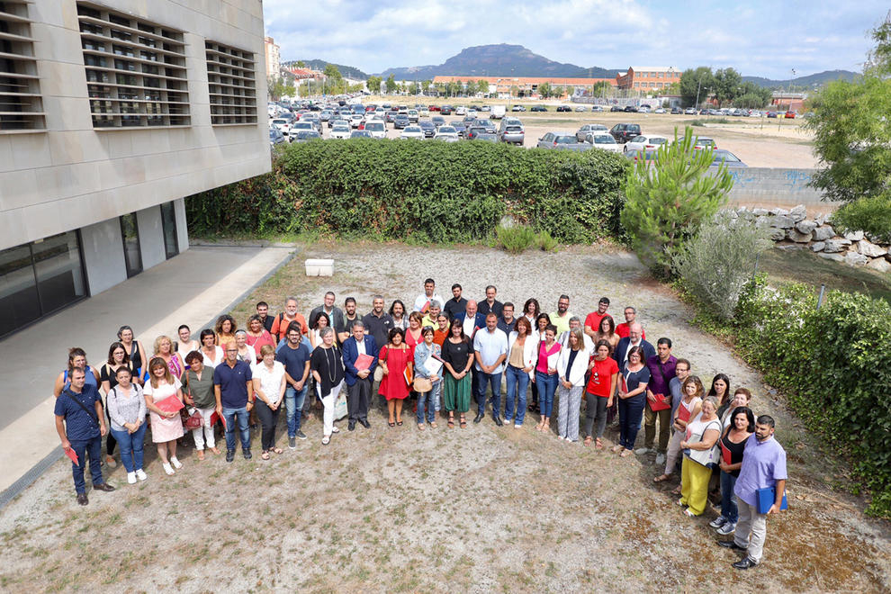 Foto general de la trobada d'alcaldes a Terrassa
