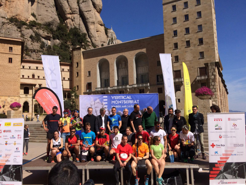 Lliurament de premis a la Vertical Montserrat
