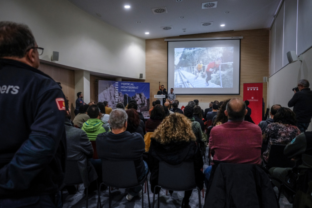 Presentació de la Vertical Montserrat 2020 al Casal de Cultura