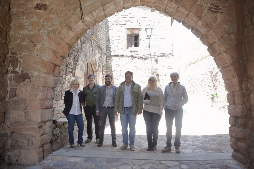 Visita a Collbató del delegat del Govern de la Generalitat a Barcelona