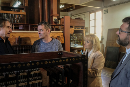 Visita de Juanjo Puigcorbé