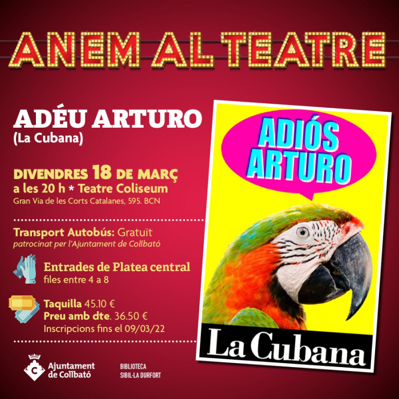 A Collbató anem al teatre!