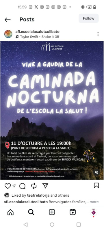 Camina Nocturna La Salut