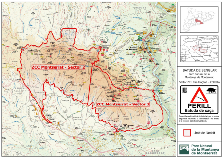 Mapa zona afectació batuda