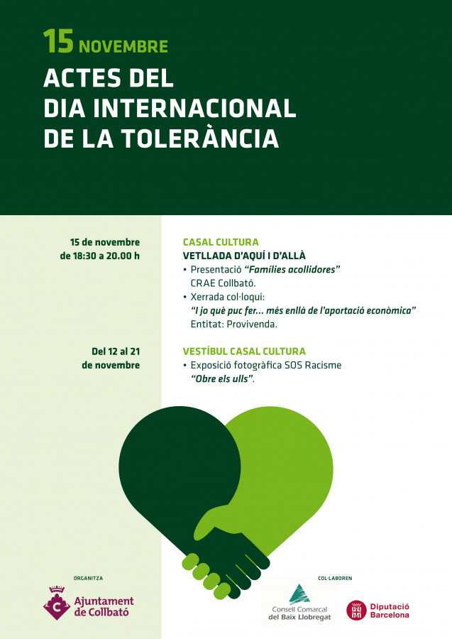 Cartell del dia internacional de la tolerància