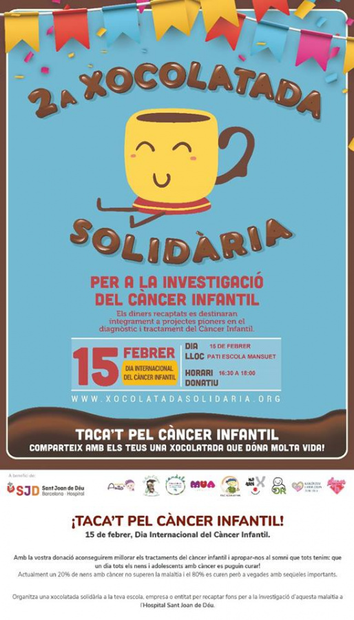 Cartell de la xocolatada popular