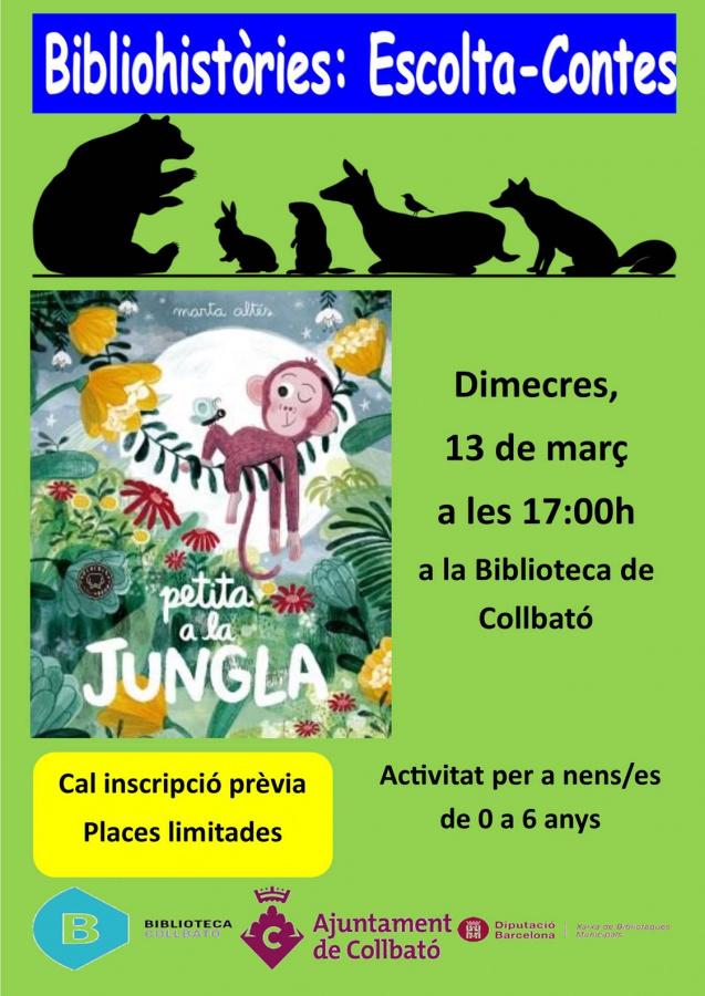 Cartell de l´activitat Escolta-Contes