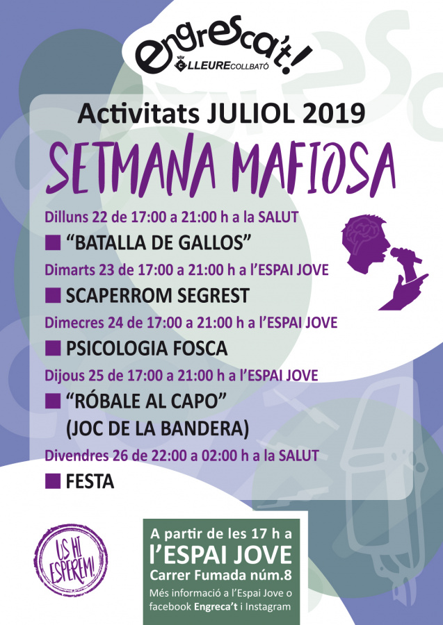 Setmana mafiosa a l´Espai Jove