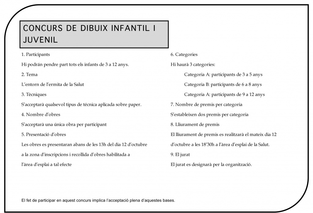 Bases del concurs de pintura