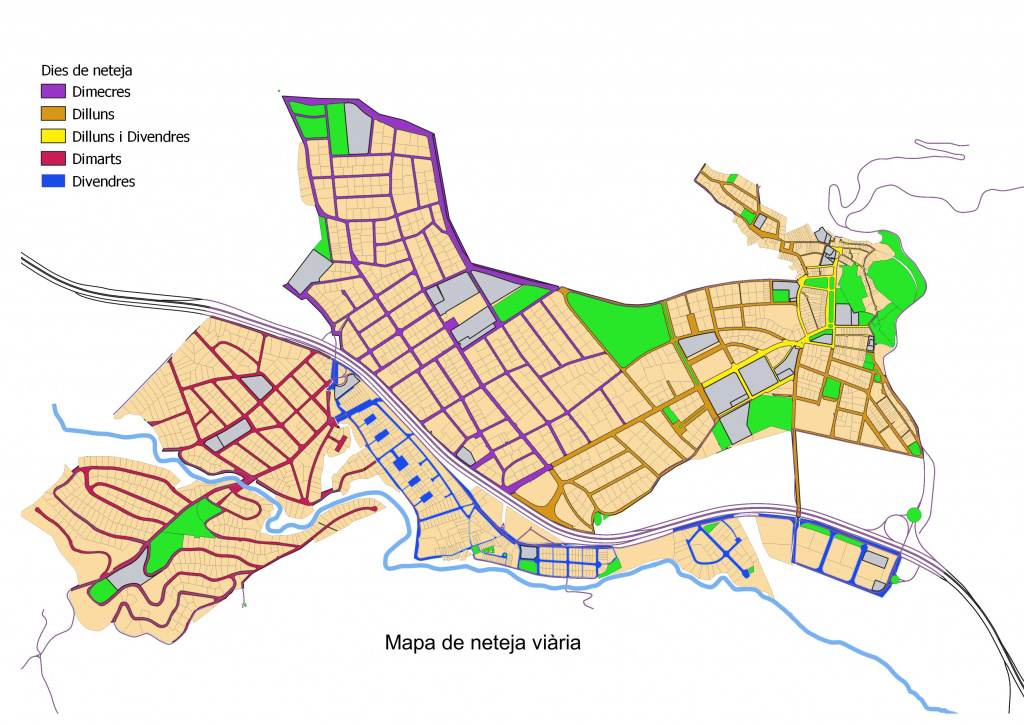 Mapa de la neteja per dies